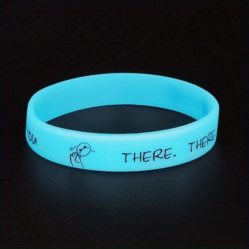 Sporty Style Rubber Wristbands for Teens