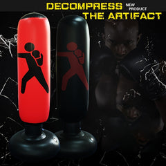 Inflatable Boxing Column Punching Bag Toy Fitness Sandbag