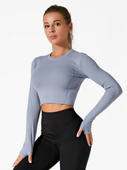 High Impact Long Sleeve Yoga Tee Women's Activewear