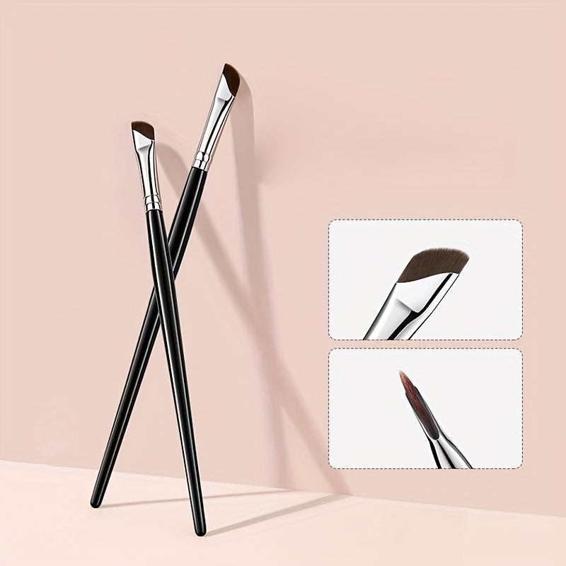Fine Angled Eyeliner and Eyebrow Brushes Set