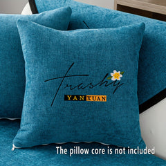 1pc Chenille Sofa Slipcover Non-slip Furniture Protector