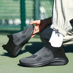 Men's Slip on Sneakers Lightweight Breathable Athletic Shoes
