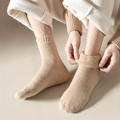 Winter Thermal Socks Extra Thick Outdoor Snow Socks For Men Women