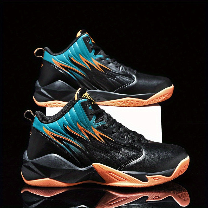 Men's Basketball Shoes Comfy Non Slip Lace Up Sneakers