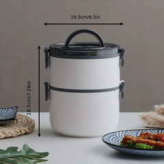 304 Stainless Steel Lunch Box Keeps Food Warm for Hours Leakproof