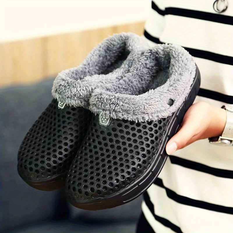 Women's Plush Lined Slip On Clogs - Cozy & Chic Shoes
