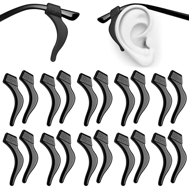 10 Pairs Non-slip Glasses Ear Clips
