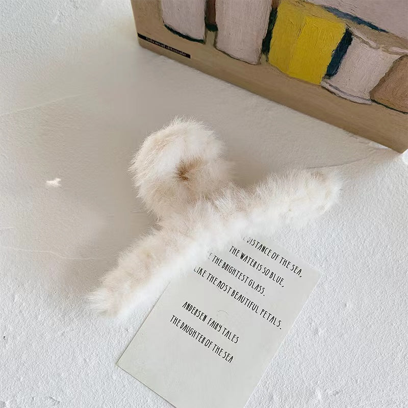 Women's Winter Fur Hair Clip Hair Accessories 1pc