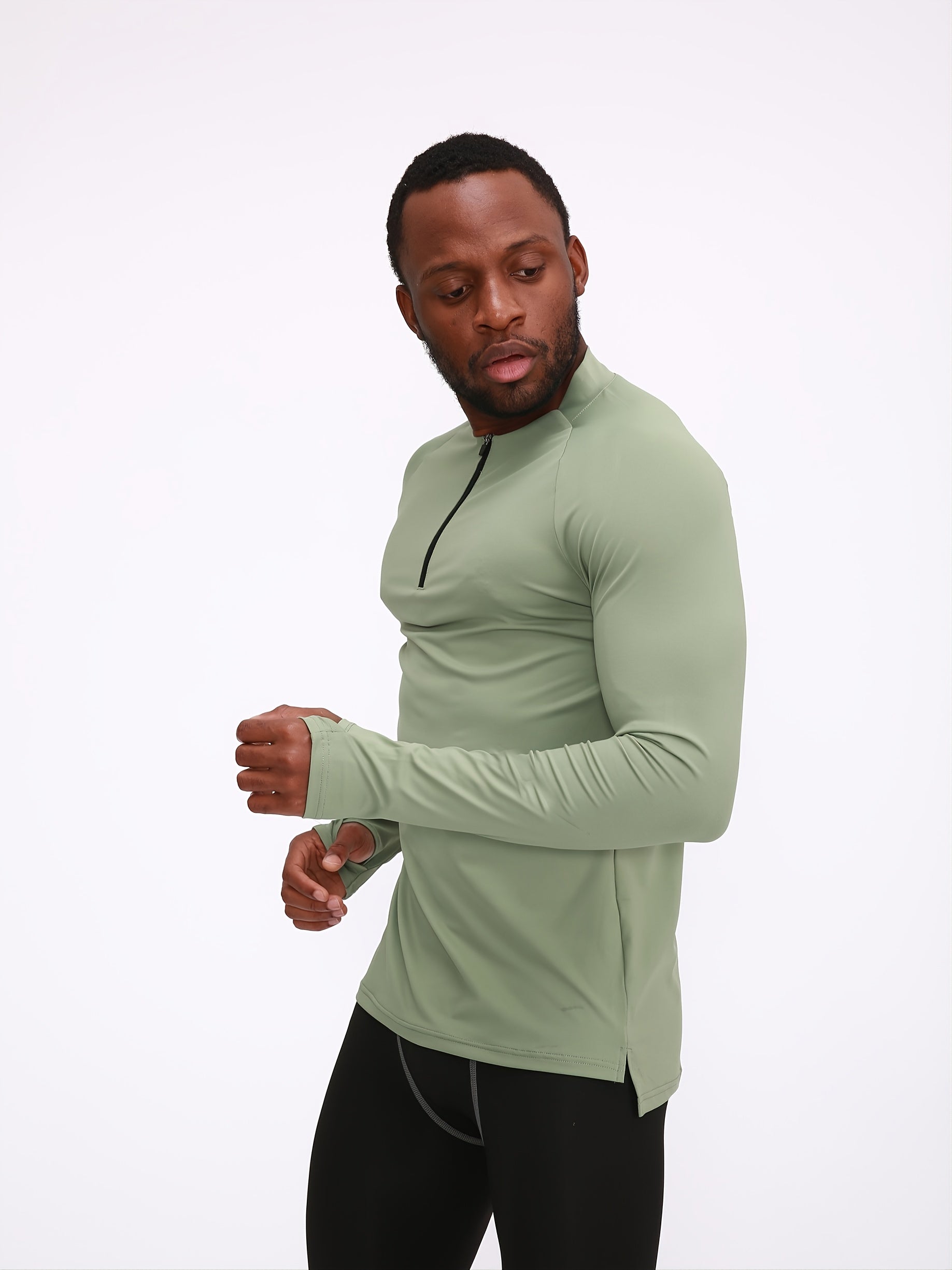 Autumn Fitness Clothes Long Sleeve Quick Drying Breathable Outdoor Running Compr