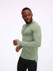 Autumn Fitness Clothes Long Sleeve Quick Drying Breathable Outdoor Running Compr