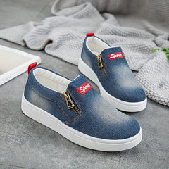 Women's Canvas Slip On Shoes Lightweight Walking Shoes