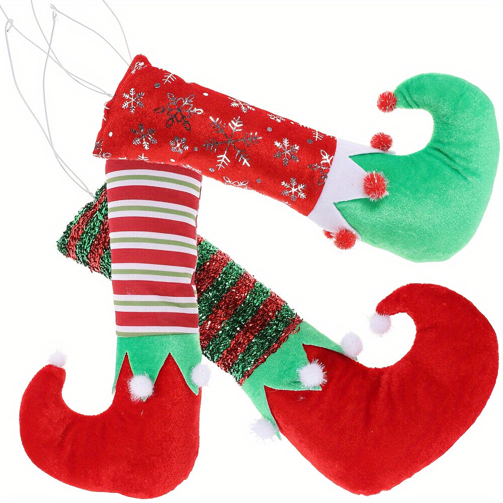 Elf Doll Legs Ornaments Christmas Tree Pendant Decorations