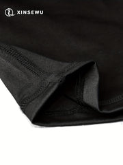 Women's Solid Mock Neck Short Sleeve Shirts Zipper Quick Dry Tops
