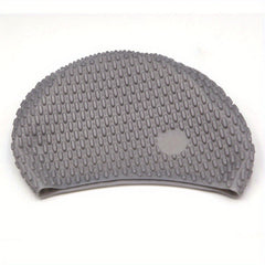 Adult Waterproof Silicone Swimming Cap Elastic Pool Cap
