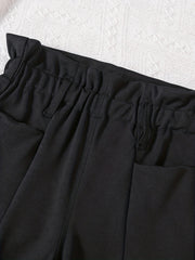 Girls High Waist Wide Leg Pants Kids Spring Summer Clothes