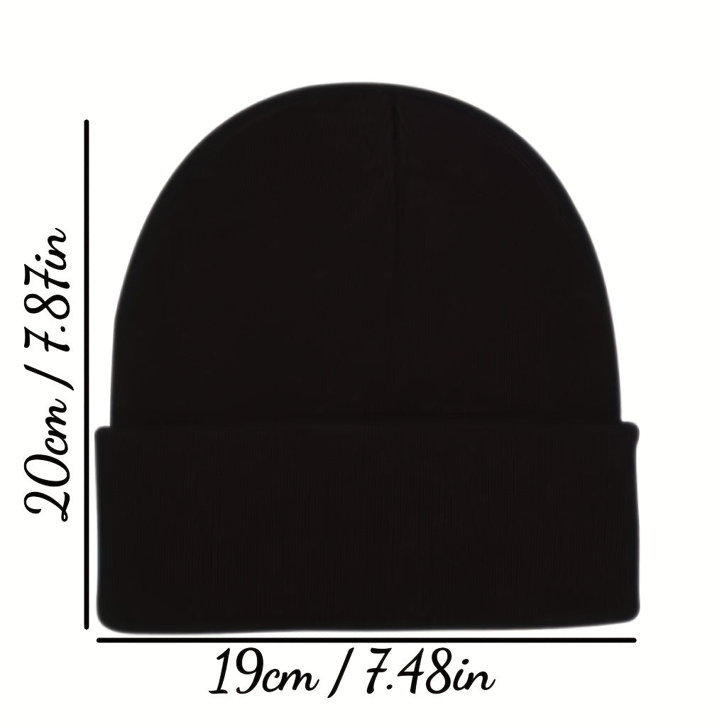 Fashionable Sport Windproof Knit Beanie Hat With Letter Friends