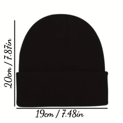 Fashionable Sport Windproof Knit Beanie Hat With Letter Friends