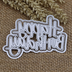 1pc Happy Birthday Metal Embossing Scrapbook Die