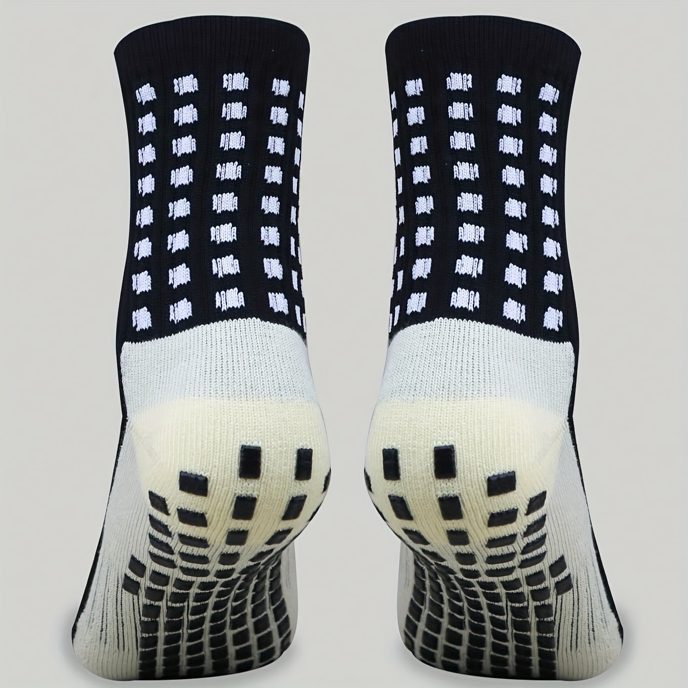 Men's Soccer Socks - Sweat Absorbing Athletic Sports Thickened Grip Pads