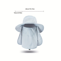 Fisherman's Hat Male Sunshade Hat Summer Outdoor Quick drying Sunscreen Hat