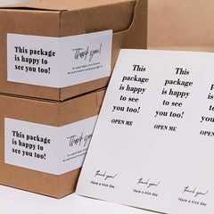 90pcs Rectangular Stickers For Business Letter Envelope Seal