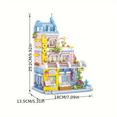 1002pcs Bookshop Building Blocks Set Educational Toy