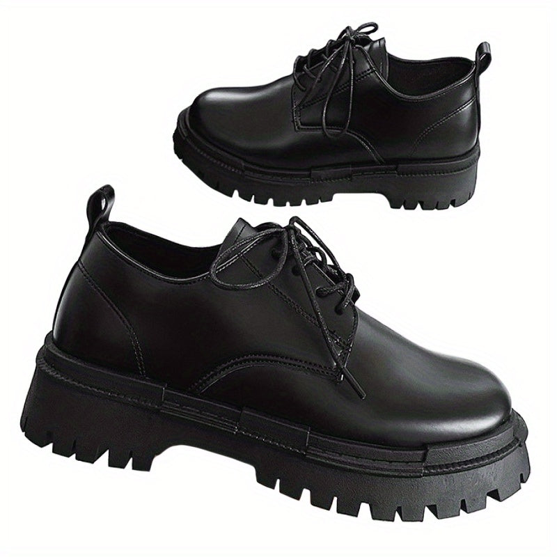Men's Lace up Business Casual Shoes for Wedding Party Office