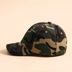 Kids Camo Baseball Cap Sun Protection Hat for Outdoor Activities