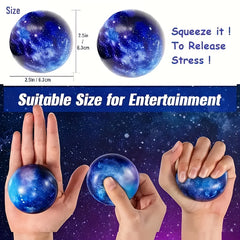 Celestial Sky TPR Stress Ball Sensory Toy for Kids & Astronomy Enthusiasts
