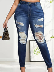 Women's Plus High Rise Skinny Jeans
