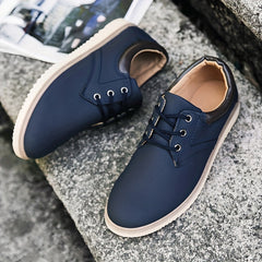 Men's Padded Collar Derby Shoes Lace up Front Business Formal