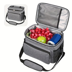 9L Outdoor Camping Lunch Bag Leak-proof Water Cooler Insulated Bag