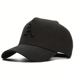 Gothic A Embroidery Baseball Cap Unisex Hip Hop Sun Hat Adjustable