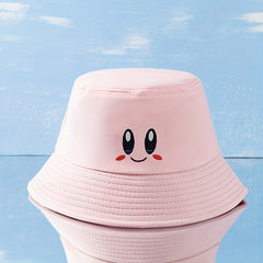 Embroidery Reversible Bucket Hat Candy Cartoon Basin Hat Sunscreen Fisherman Cap