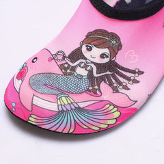 Mermaid Water Shoes for Toddler Girls Lightweight Non Slip