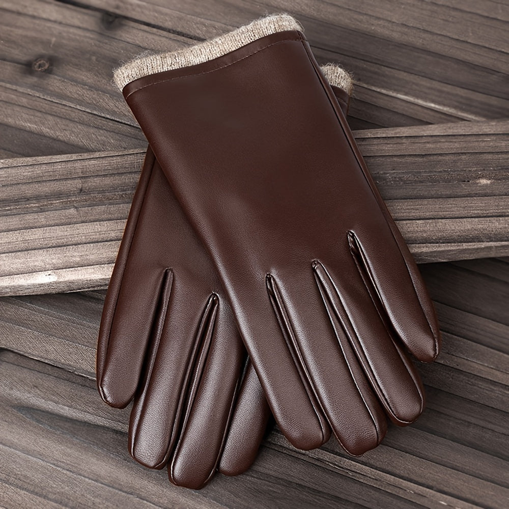 Men's Windproof Winter Gloves Outdoor Cycling Mountaineering Warm Gloves