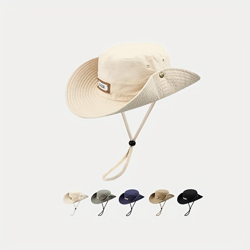 Luck Bucket Hats Sun Protection Wide Brim Hat Travel Hiking Outdoor Hats