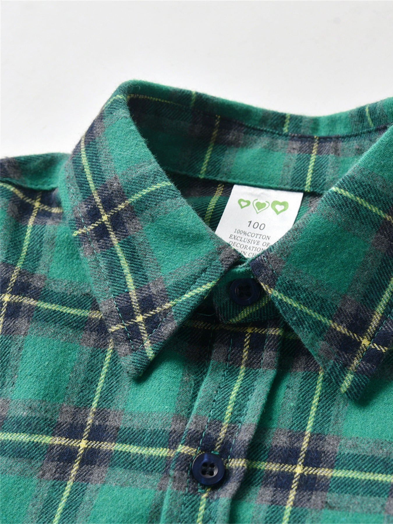 Boys Plaid Shirt with Bow & Suspender Trousers Set