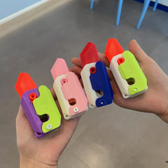 4 Pcs Large Gravity 3D Radish Puzzle Stress Relief Fun Toys Mini Model