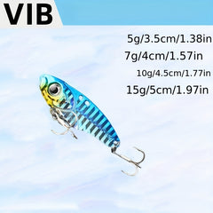 Metal Vibration Fishing Bait for Mouth Blackfish Perch Horse Mouth Perch