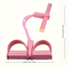 TPE Yoga Stretching Pedal Puller Abdominal Training Tensioner