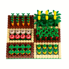Vegetable and Fruit Garden Building Blocks DIY Model Set