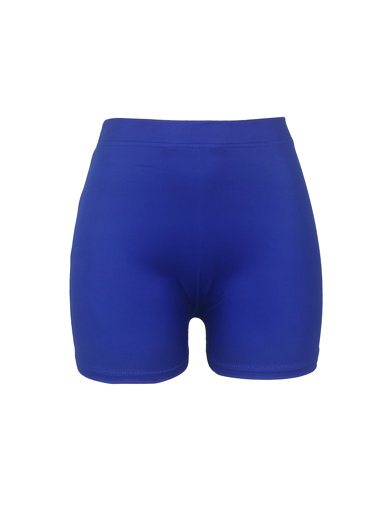 Letter Print Skinny Shorts Casual Shorts For Spring & Summer Women's Clothing