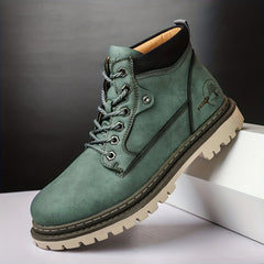 Men's High Top Boots Non Slip Lace Up Durable Shoes