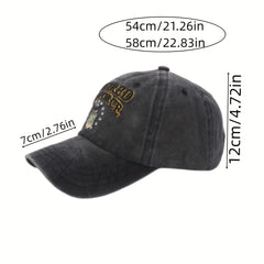 Embroidered Baseball Cap Adjustable Unisex Hats For Men And Women