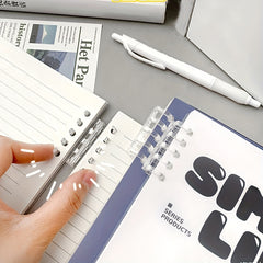 Spiral Notebook 9.8x6.7 Plastic Hardcover College Ruled 60 Sheets