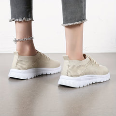 Mesh Non-Slip Sports Sneakers Lightweight Lace-Up Casual Gym Shoes