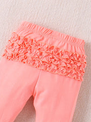 Toddler Baby Girls Comfy Trousers Set Kids Casual Pants