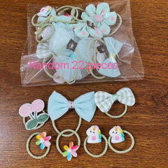 20pcs Cartoon Hair Ties: Ideal Holiday Gift for Girls