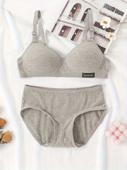 Youth SPORT Print Padded Bra Set